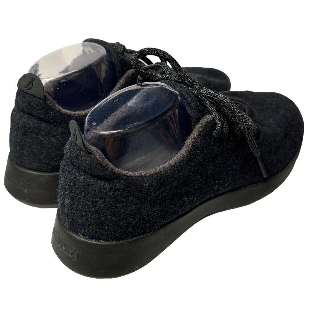 Allbirds Wool Runners Sneaker Mens Size 9 Black Merino Wool Low Top Shoes - Picture 15 of 15
